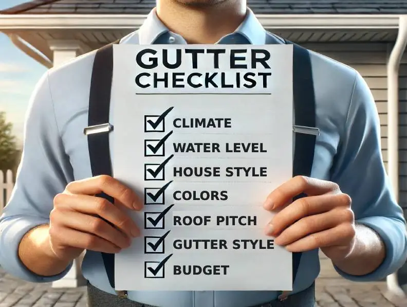 Gutter Checklist