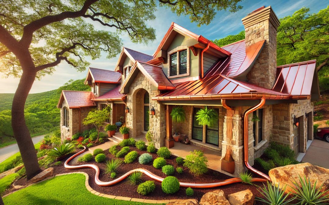 Why Copper Rain Gutters Are a Smart Investment for Your Home in Canyon Lake, TX
