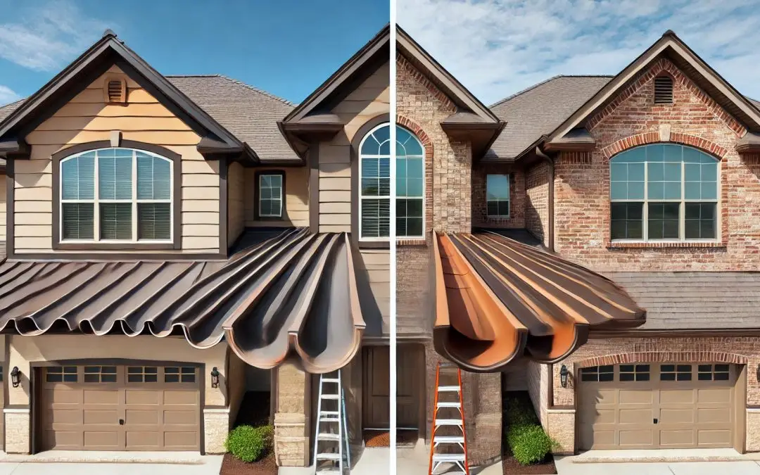 Are Half Round Rain Gutters Better Than K-Style Rain Gutters in Buda, TX?