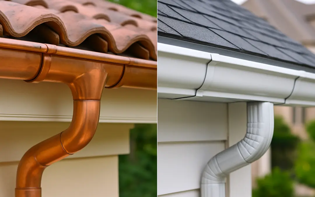 Copper Rain Gutters vs Aluminum Rain Gutters: Are Copper Gutters Worth the Investment?