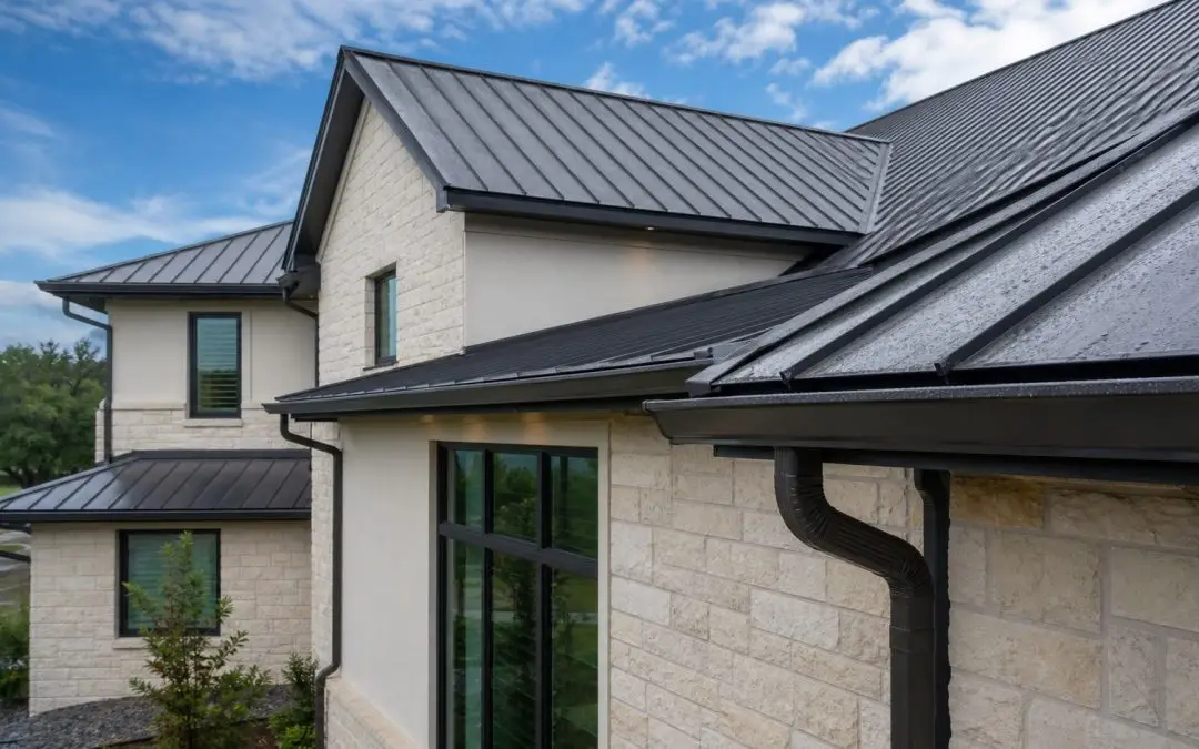 Choosing Gutters for Metal Roofs in Central Texas